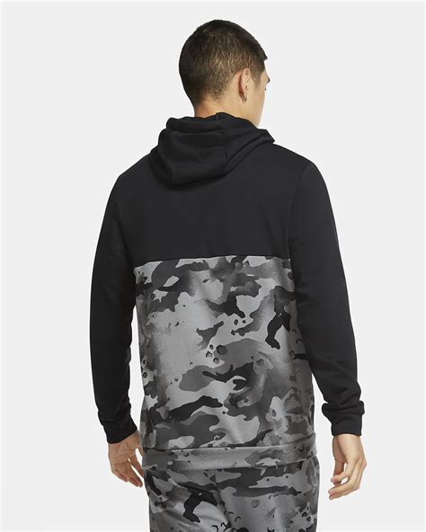 nike camo hoodie dri fit